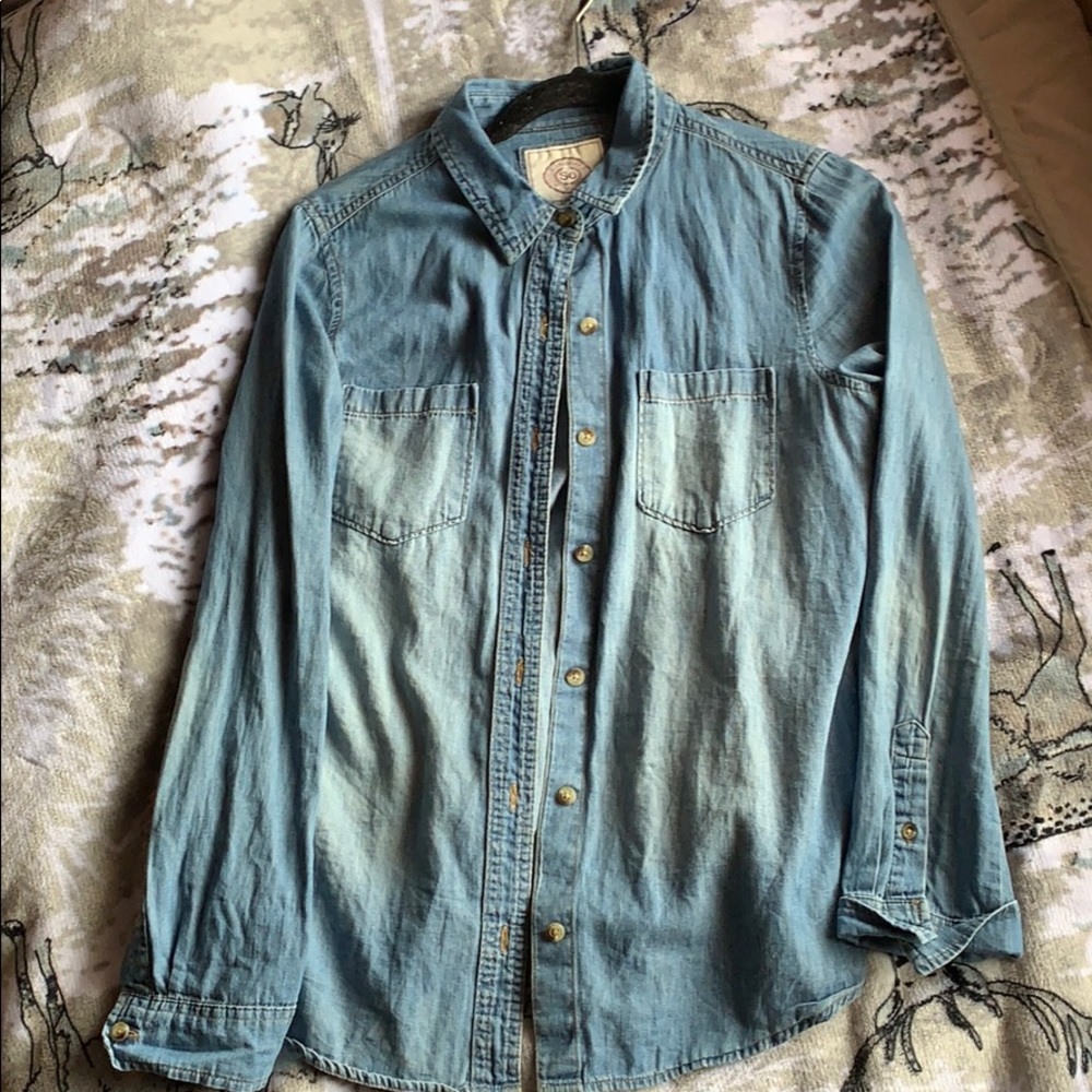 A jean shirt